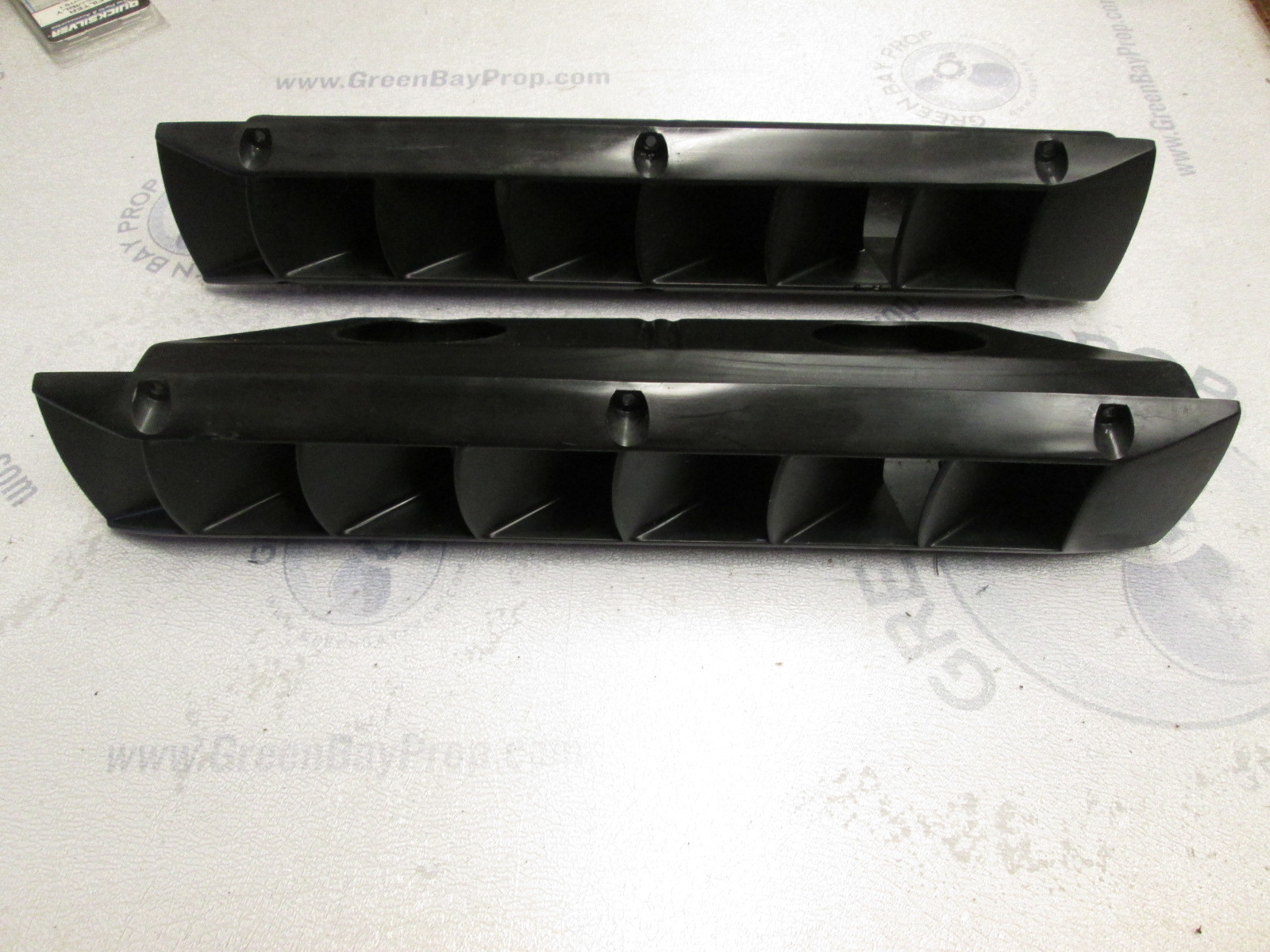 1980's Thompson Cutlass 185 Boat Black Plastic Louvered Blower Vent Cover