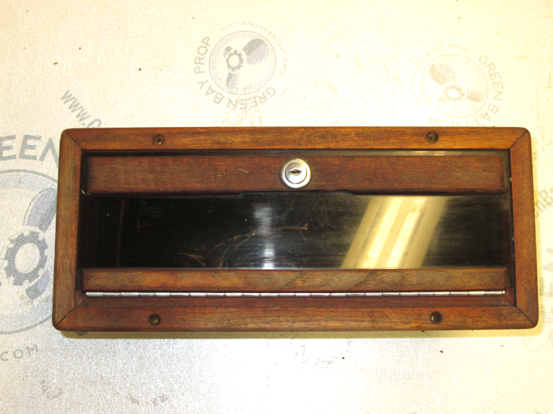 1984 Renken Teak Trim Glove Box Storage Compartment