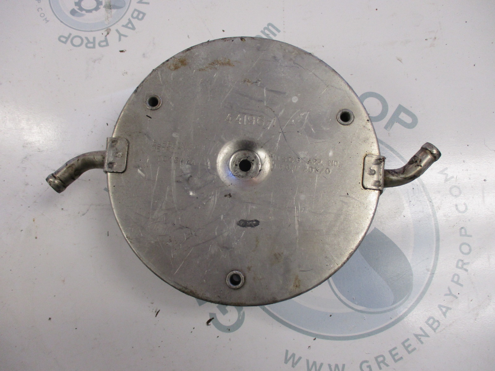 86271A1 441961 Mercruiser Barbron 2 Barrel Carb Flame Arrestor Green