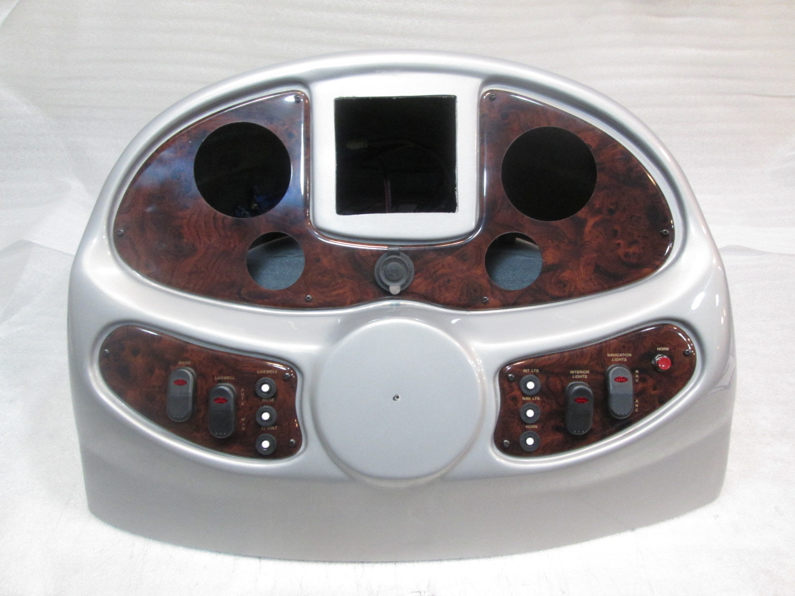 Boat Center Console Top Cover Helm Dash Pontoon Gauge Switch Panel