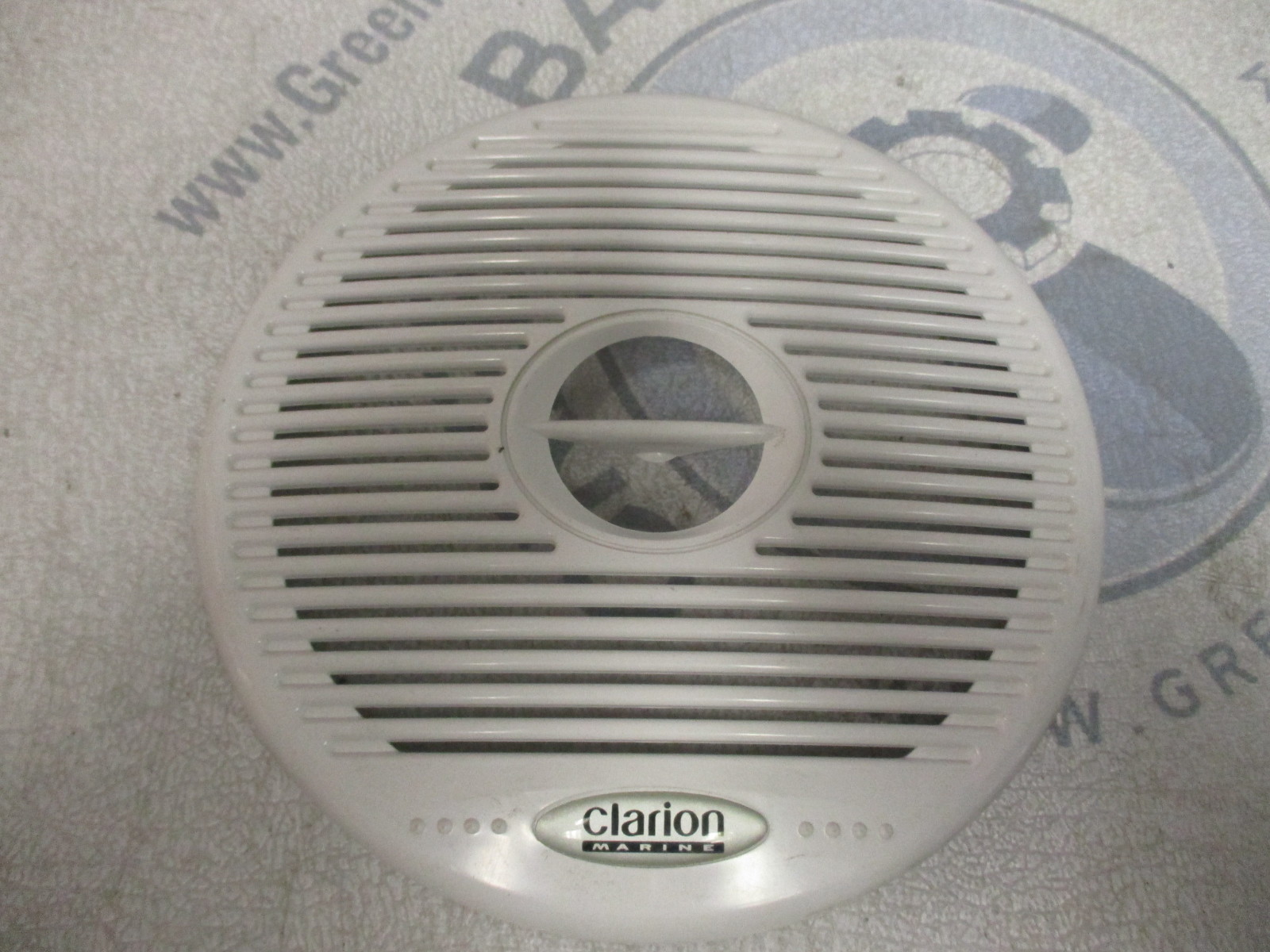 Clarion Marine 7" White Plastic Speaker Cover Grill Green Bay