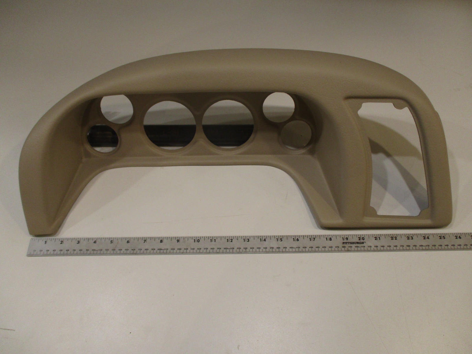 Voyager Marine Boat Dash Board Panel Beige 6 Gauge Holes Green Bay