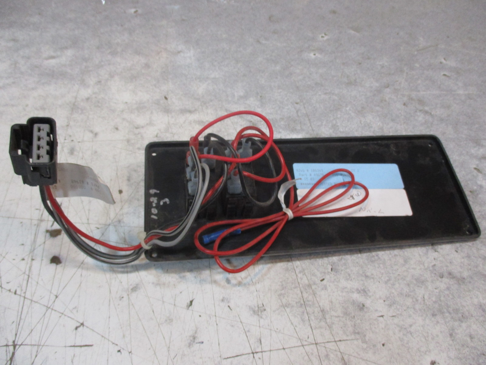 Voyager Marine Pontoon Boat Dashboard Toggle Switch Panel 9 7/8" x 3 7/