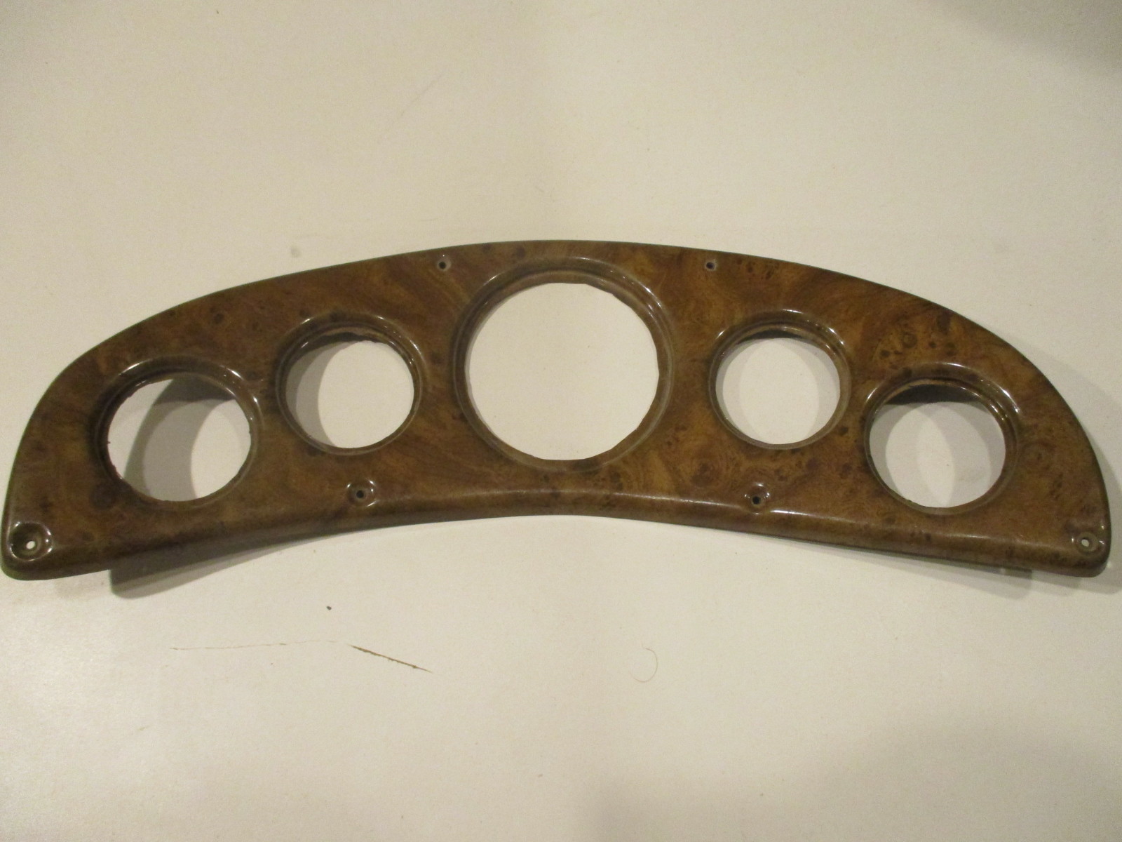 Voyager Boat Dash Board Panel Wood Grain 5 Gauge 16 1/2" X 5" Green