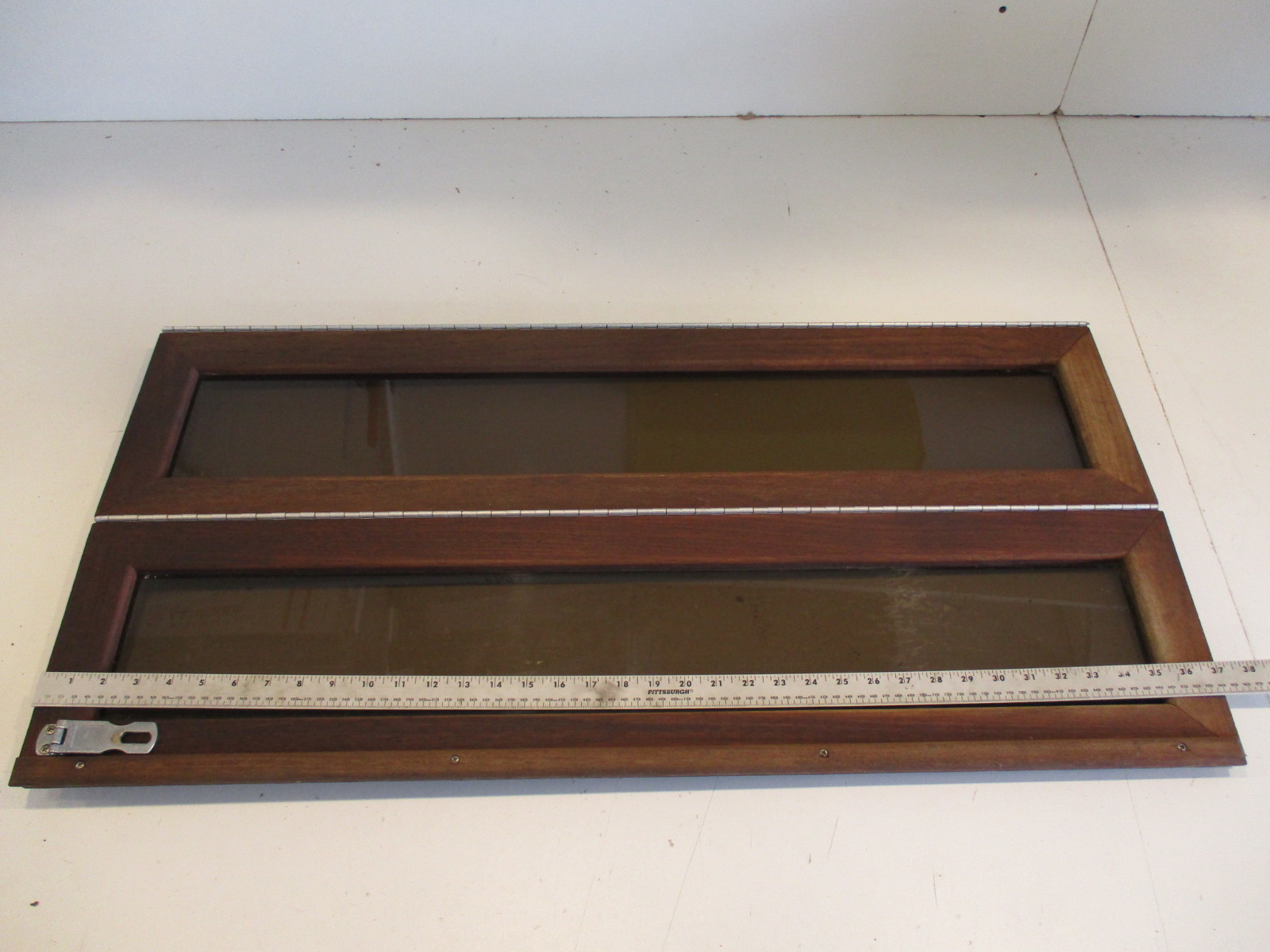 Teak Cuddy Cabin BiFold Door 37 1/8" x 18" for 1988 Regal Boat Green