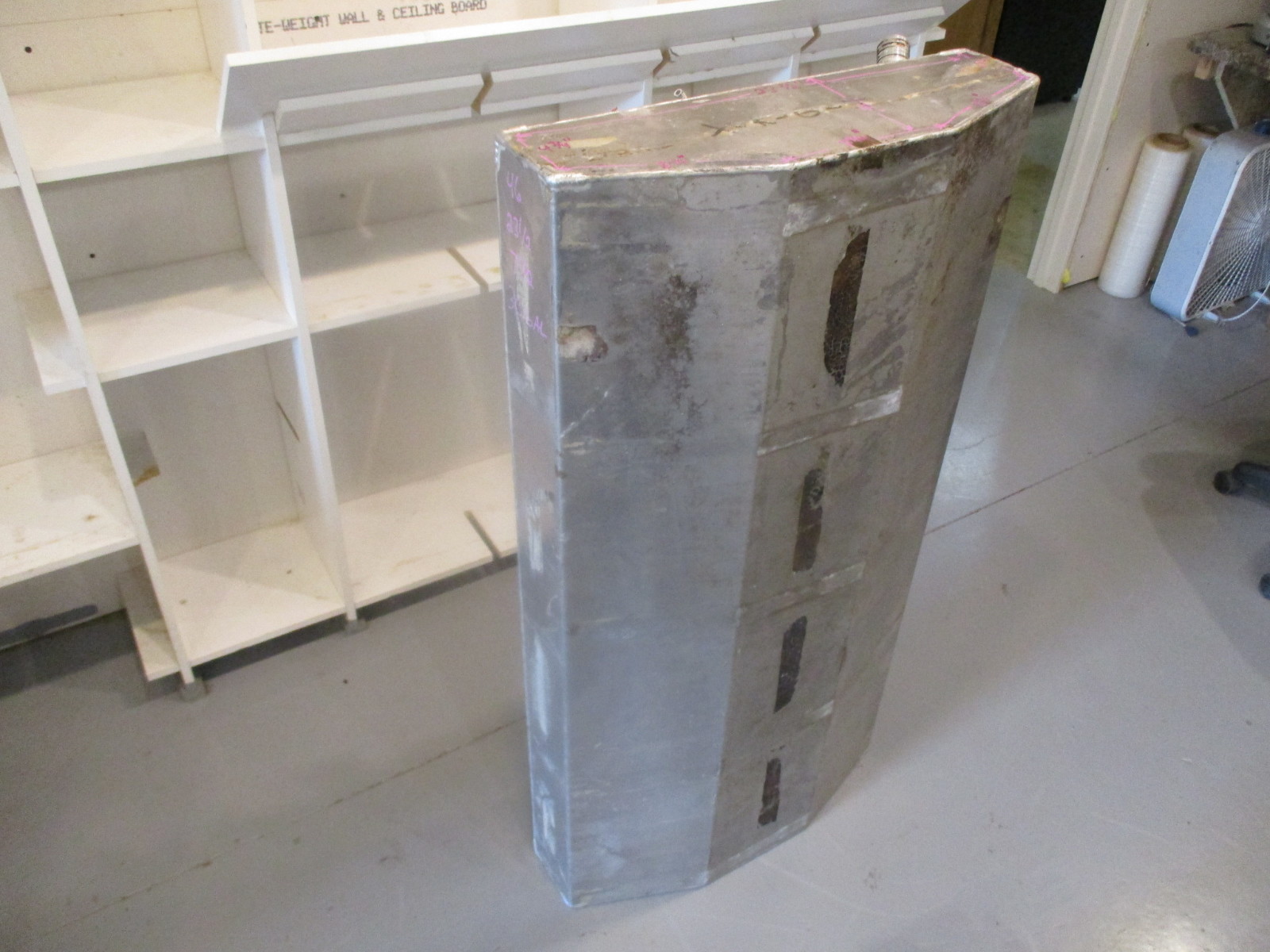 Aluminum Boat Gas Tank 30 Gallon 46 x 23.5 x 7.5 inches