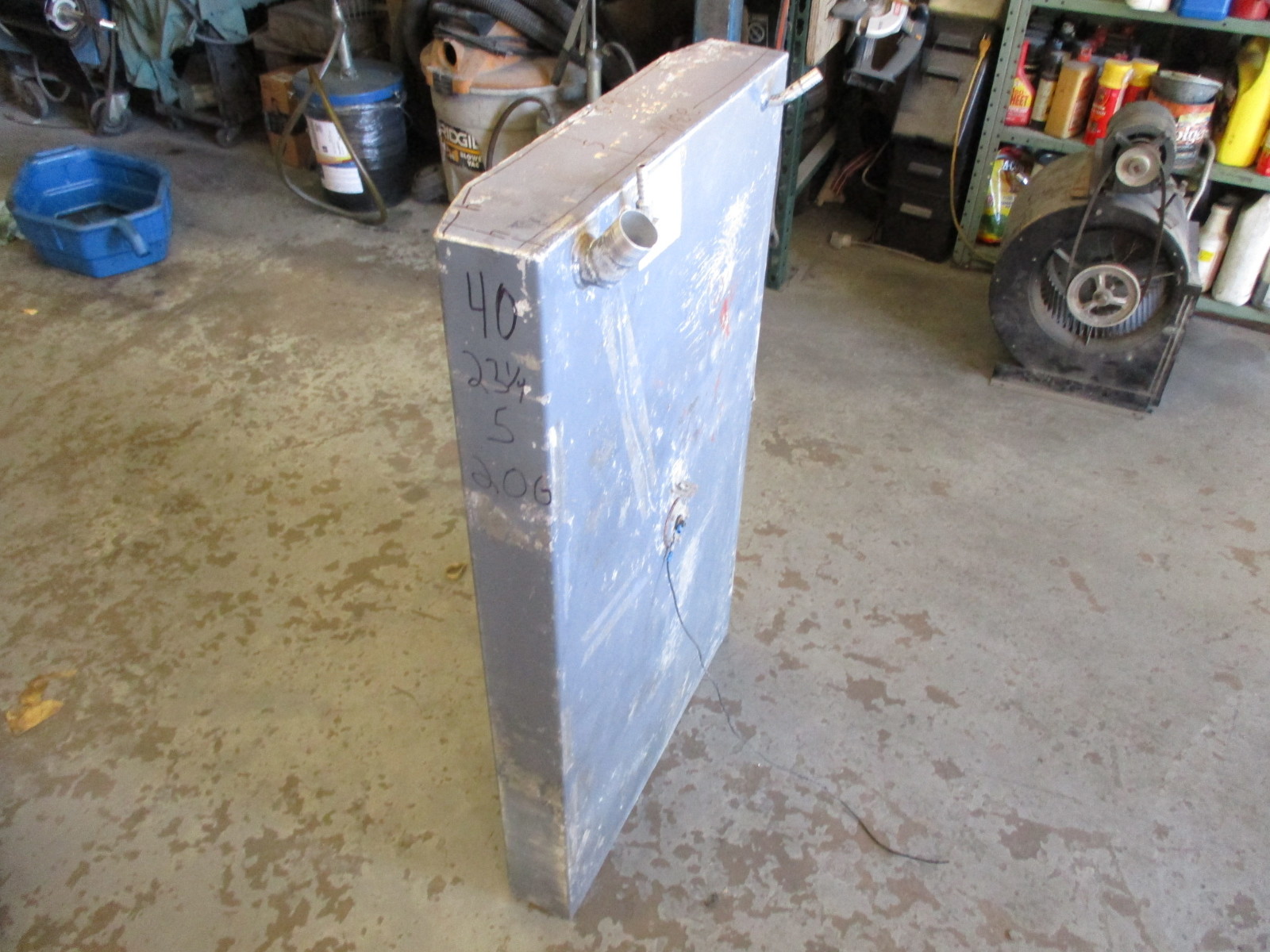 Aluminum Marine Boat Gas Tank 20 Gallon 40" x 23.25" x 5" Green Bay