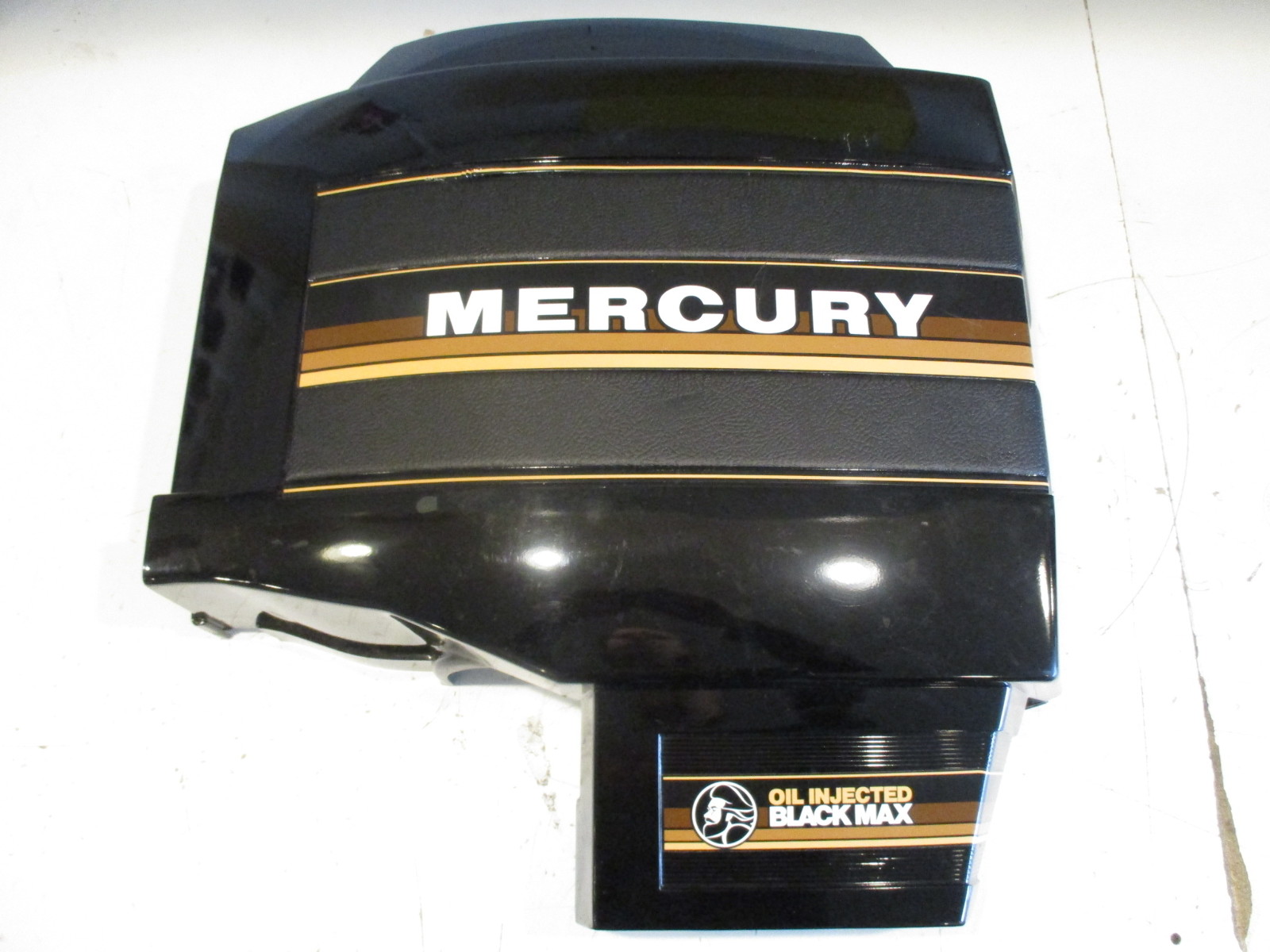 Mercury 200/225 Black Max Outboard Port Left Side Clam Shell Cowl Black Brown