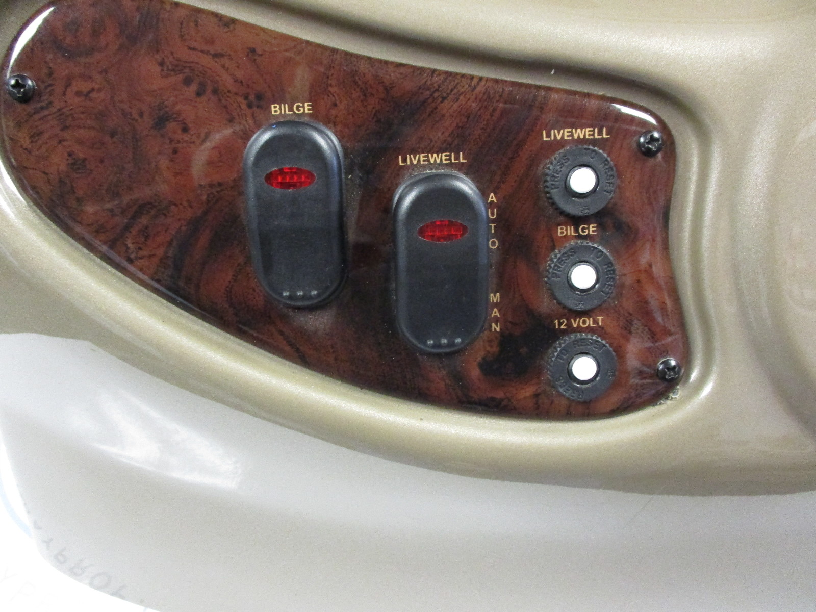 Boat Center Console Top Cover Helm Dash Pontoon Gauge Switch Panel