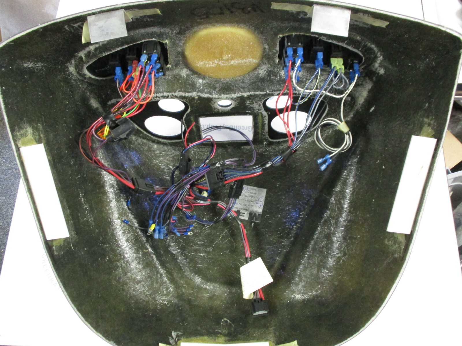 Boat Center Console Top Cover Helm Dash Pontoon Gauge Switch Panel