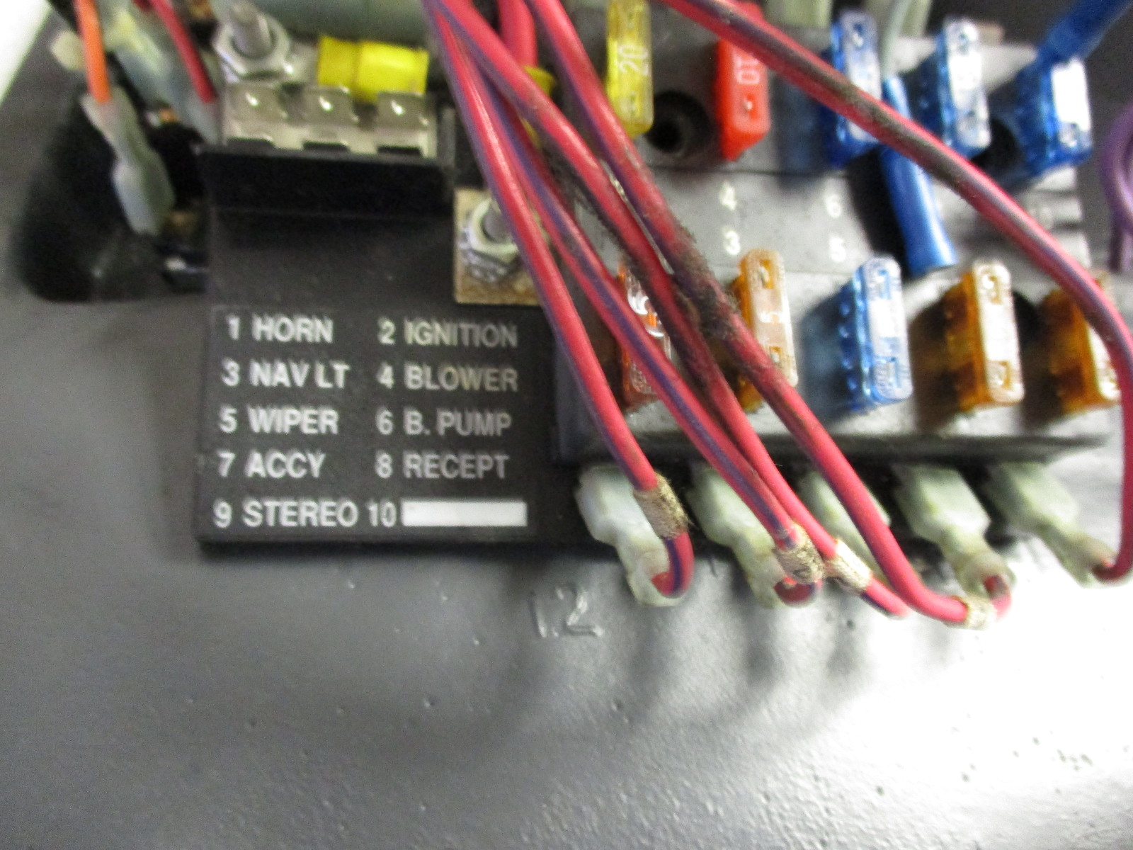 1993 Sea Ray 180 Boat Dash Panel & Gauges Green Bay Propeller