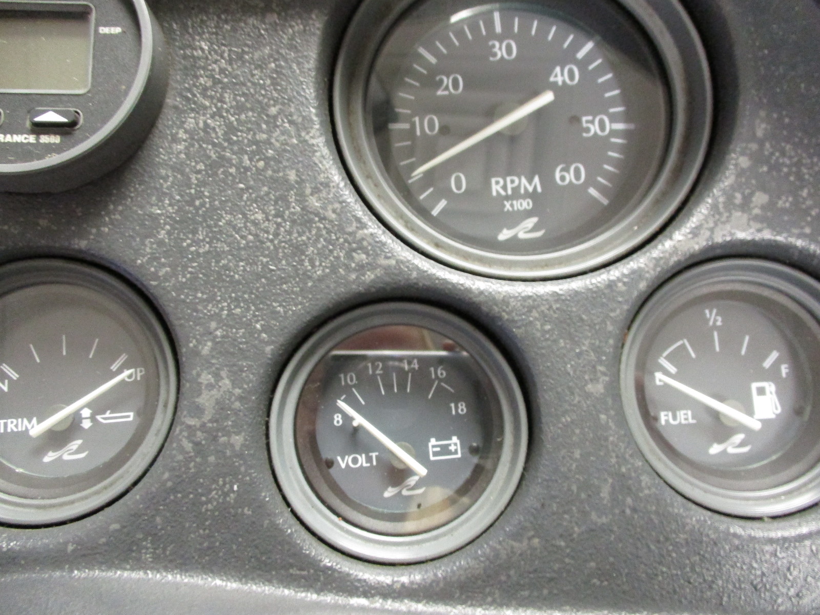 1993 Sea Ray 180 Boat Dash Panel & Gauges Green Bay Propeller