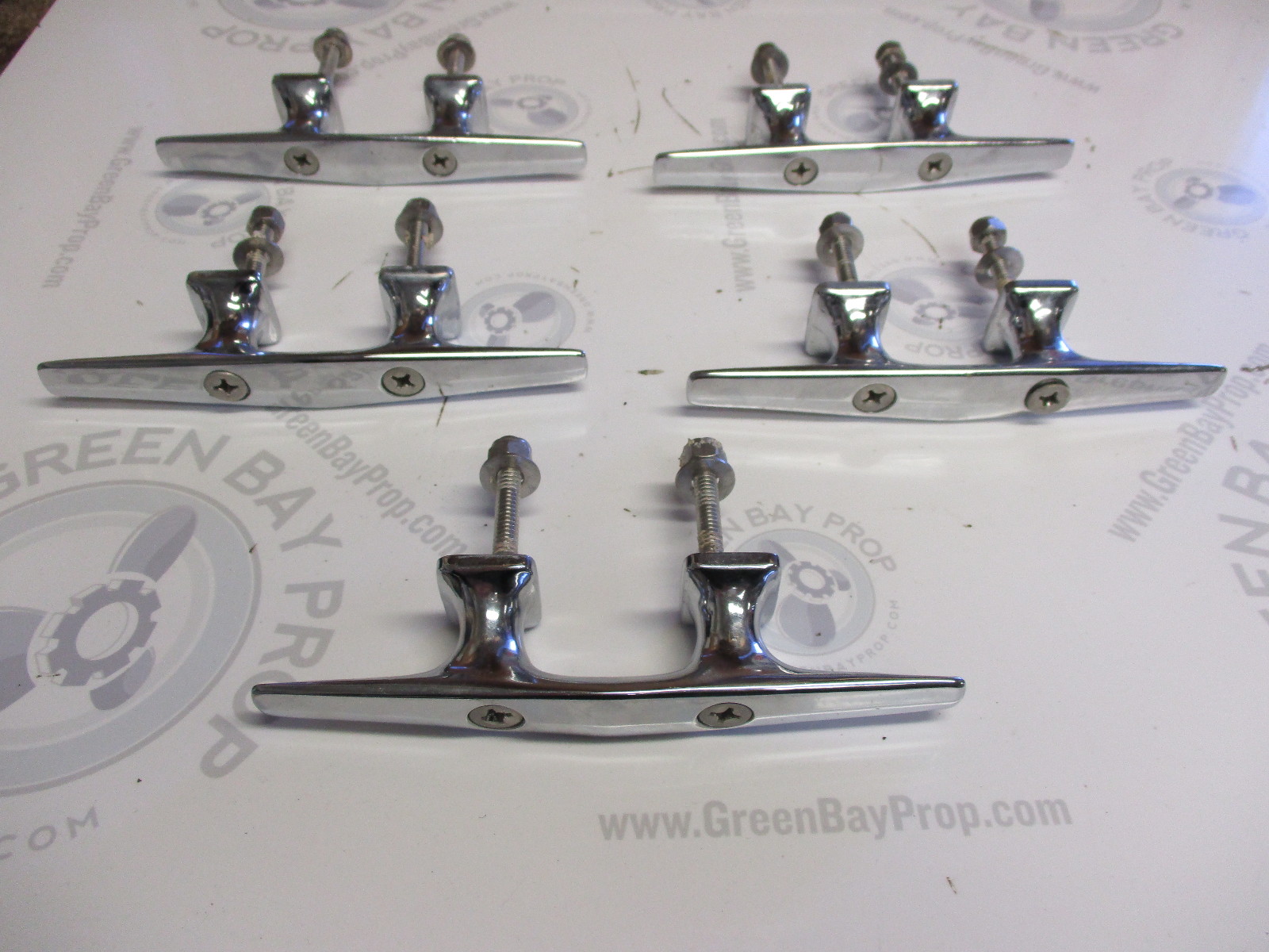 Bayliner Capri Boat Cleat Chrome Covered (Set of 5)