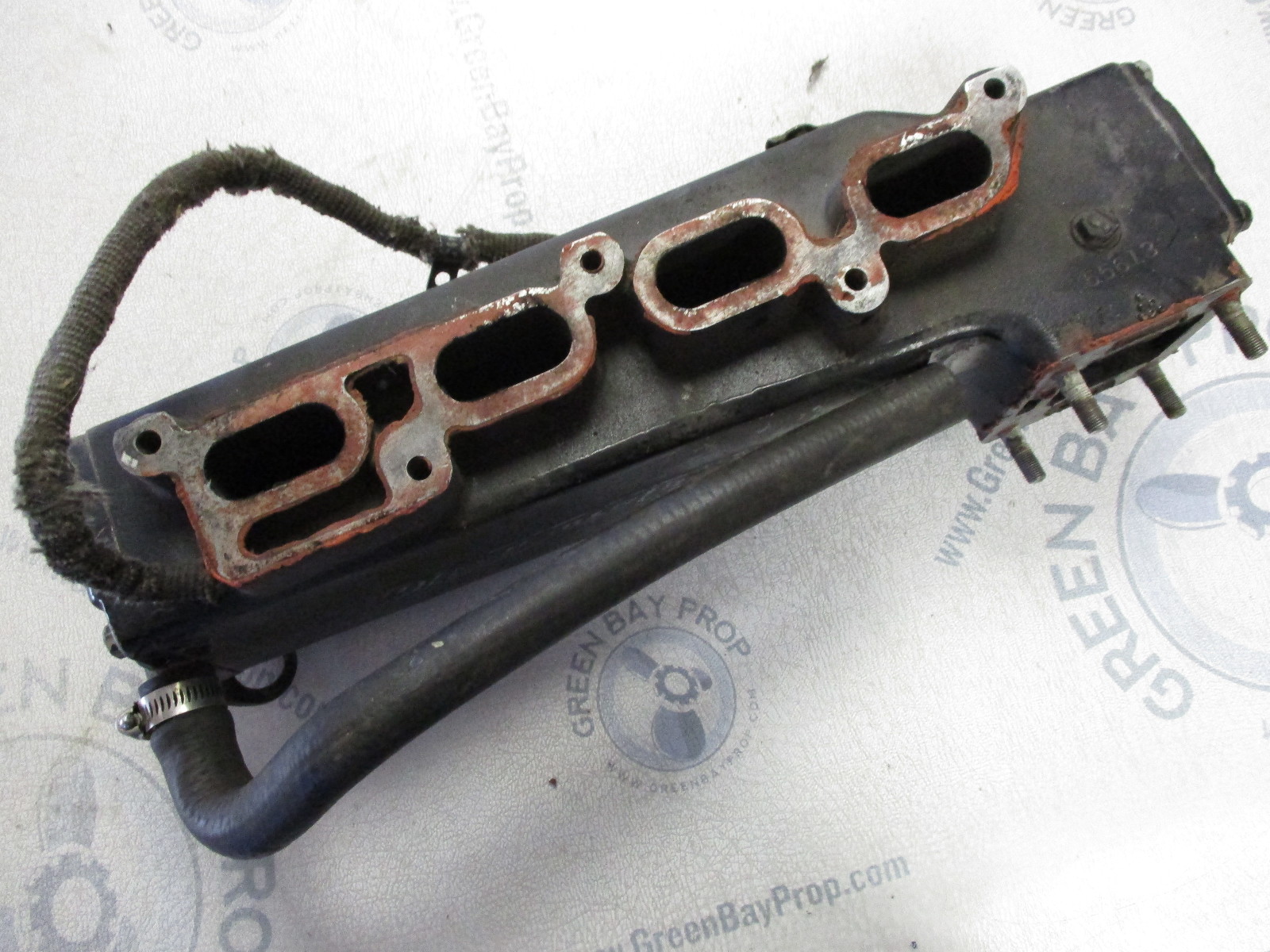 816219A4 Mercruiser 470 Alpha Exhaust Manifold Green Bay Propeller