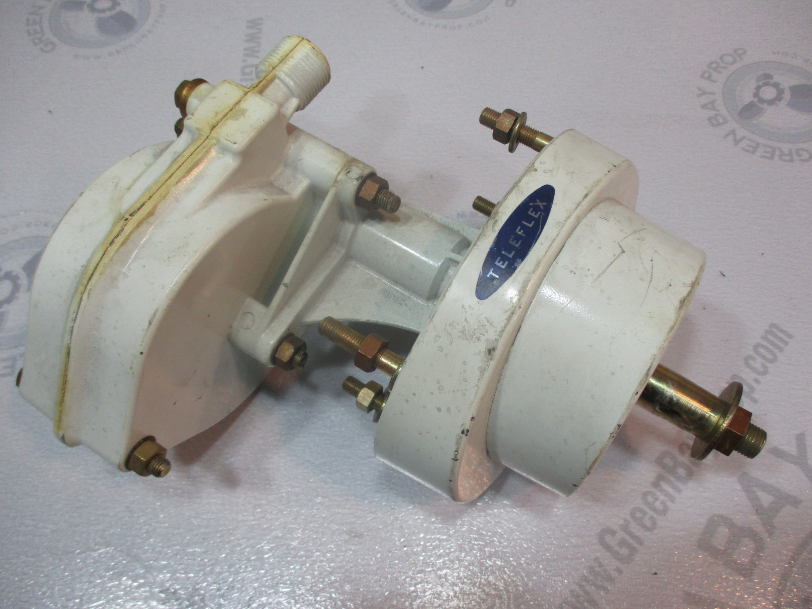 Teleflex Marine Boat Big-T Heavy Duty Rotary Steering Helm & Bezel White