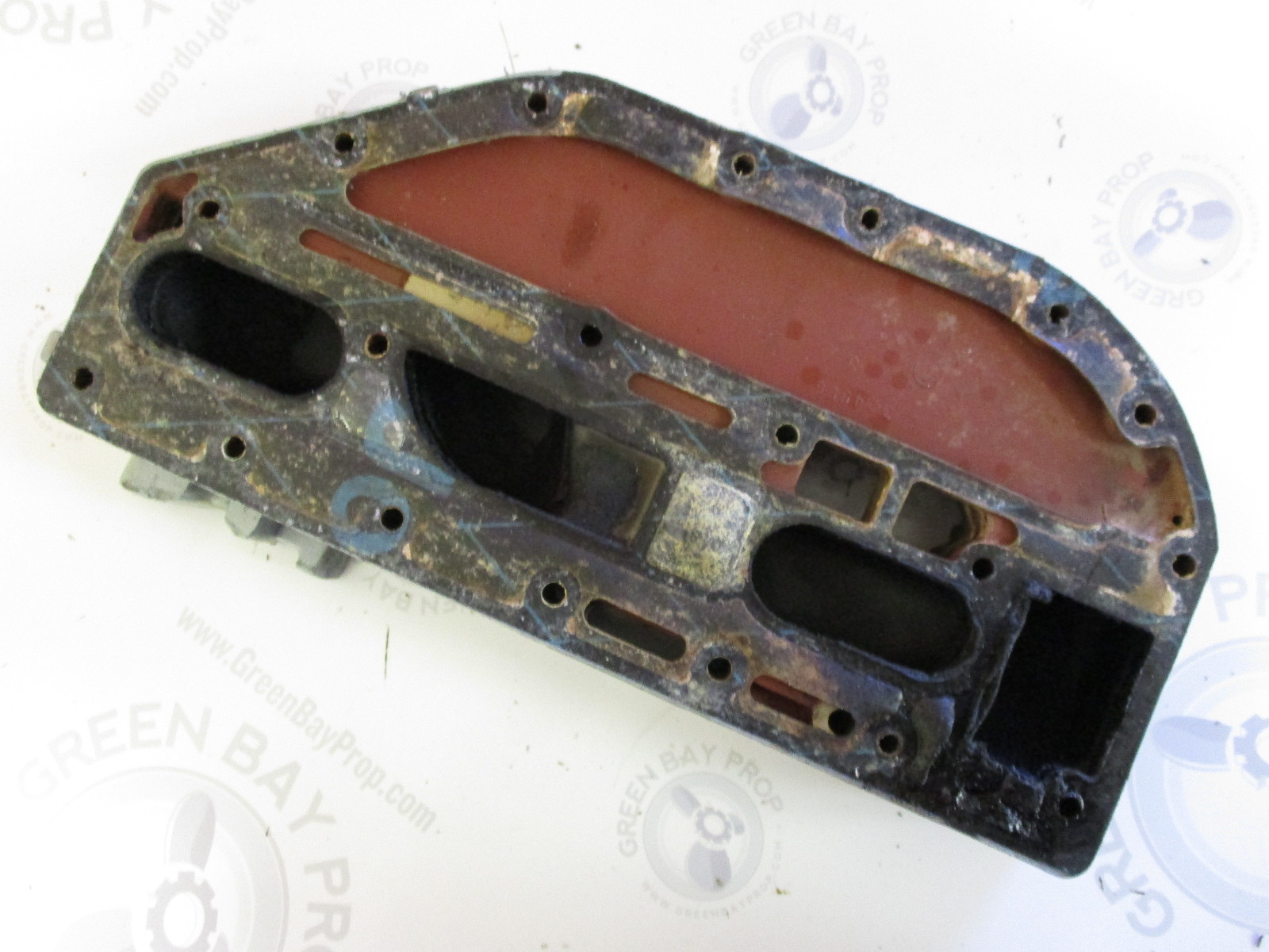 302 exhaust manifold for sale on 0323691 Evinrude Johnson 60 65 70 75 Hp Exhaust Manifold Green Bay Propeller Marine Llc