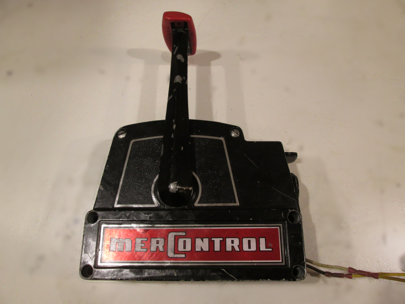 Vintage Mercury MerControl Remote Control Black and Red