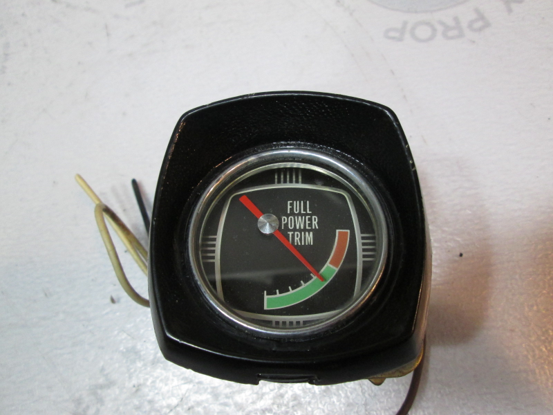 Vintage Mercruiser Trim Gauge With Bezel Green Bay Propeller & Marine LLC Galleries
