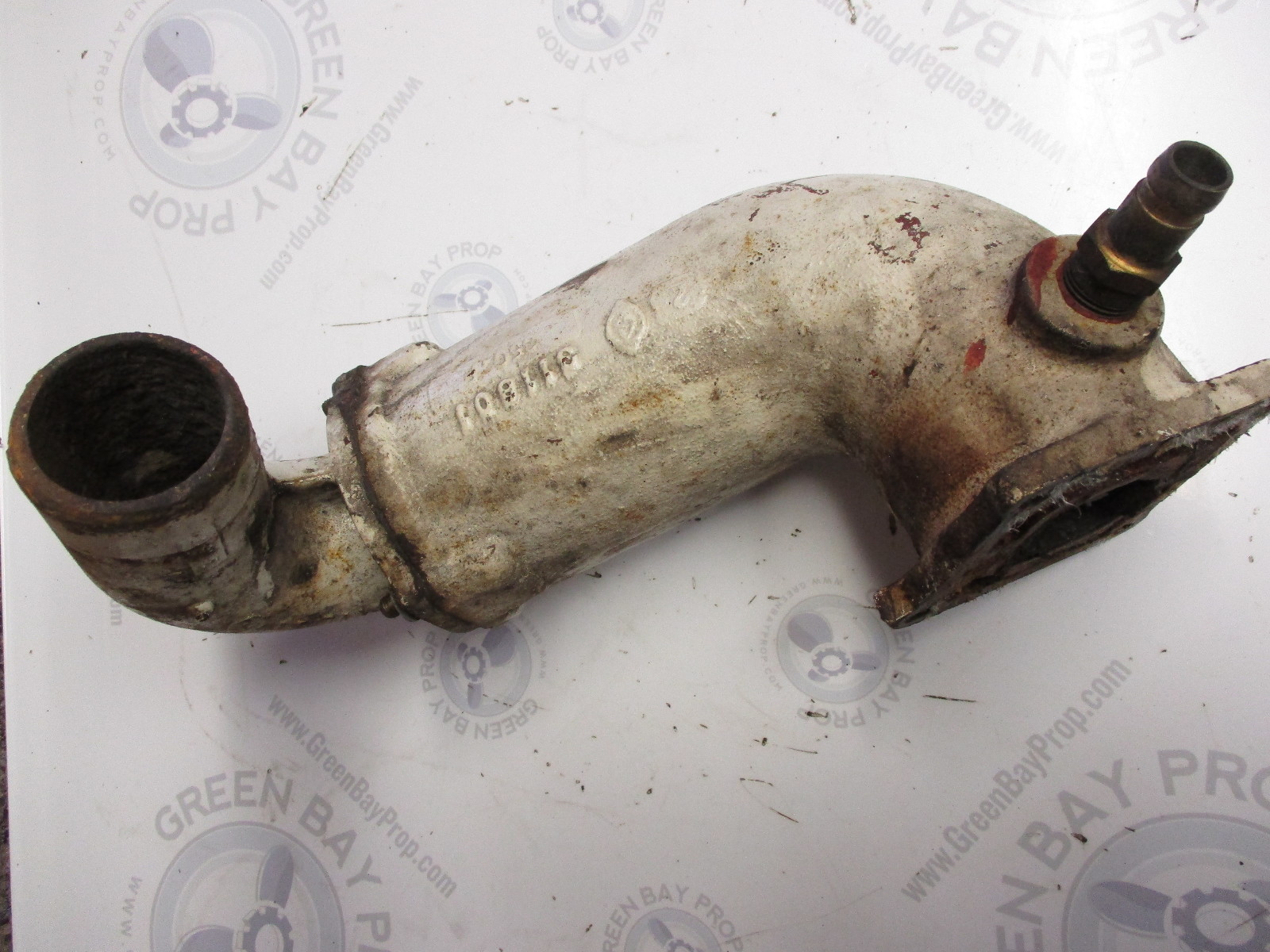 0380447 380447 0311553 311553 OMC Stringer Stern Drive Exhaust Elbow & Adapter