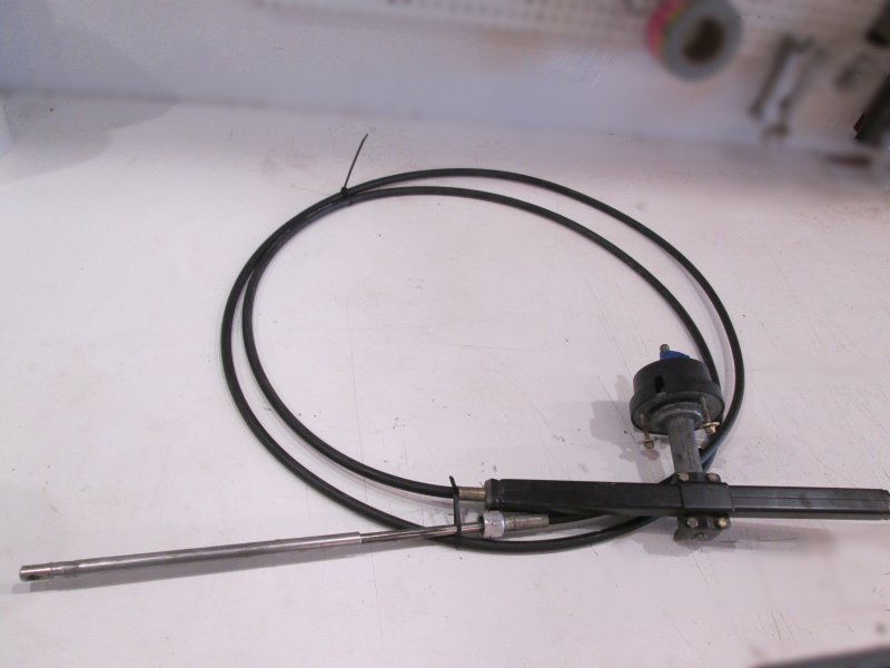 Teleflex 16' Boat Rack Steering Cable and Helm