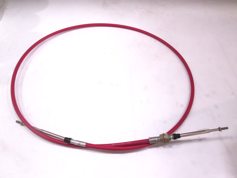 D38013396 Morse Red Jacket 40 Series Bulkhead And Clamp PushPull Cable 96" Green Bay