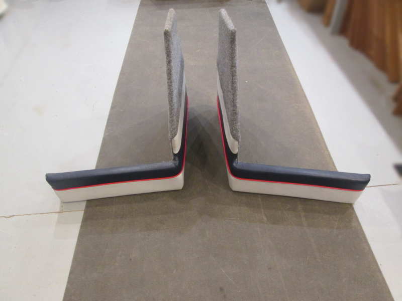 1990 Bayliner Capri Bow Port Walk Through MIDDLE Wall Cushion Panel Set