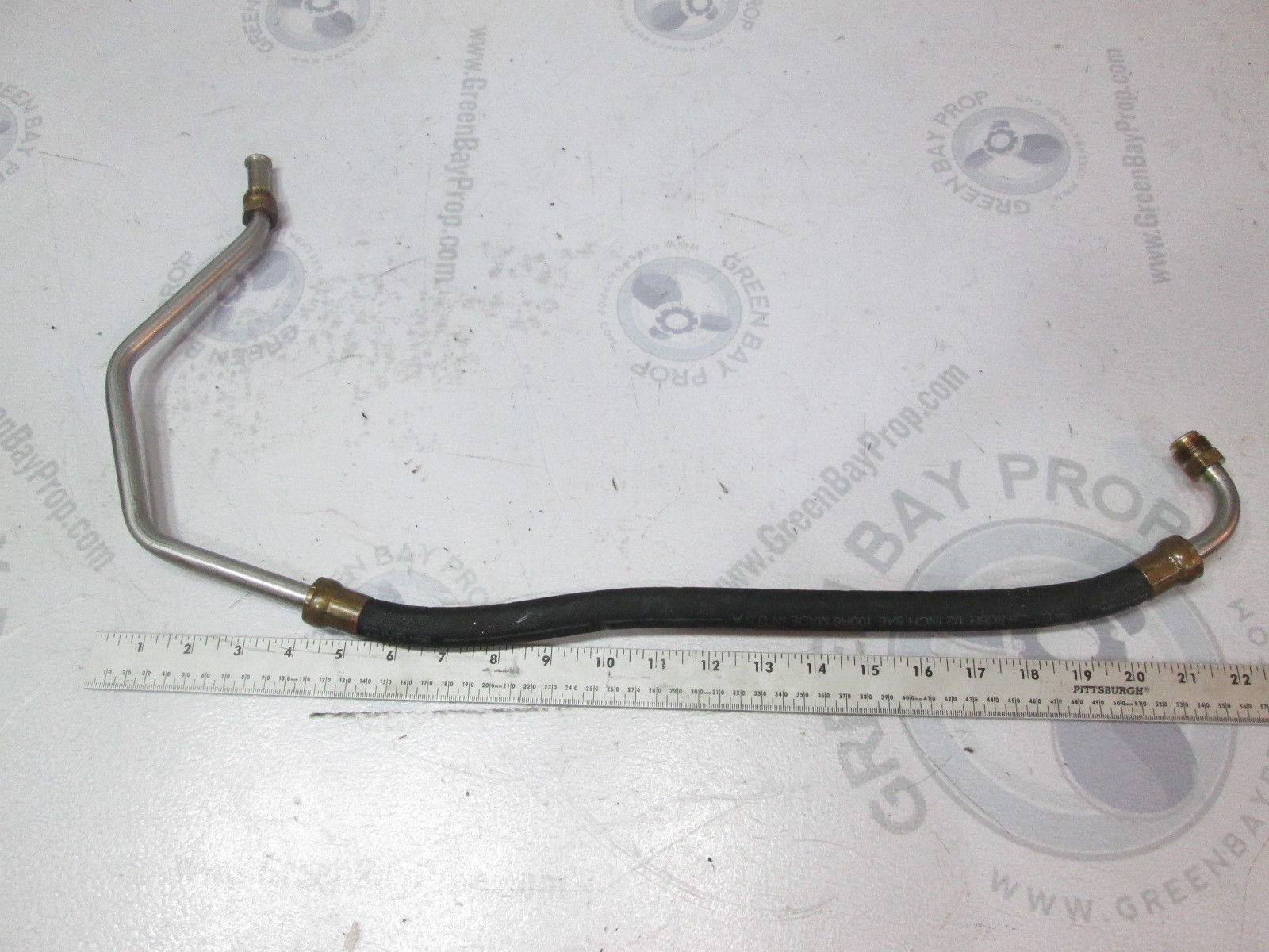 32860207A1 Remote Oil Filter Hose for Mercruiser V8 Stern Drive