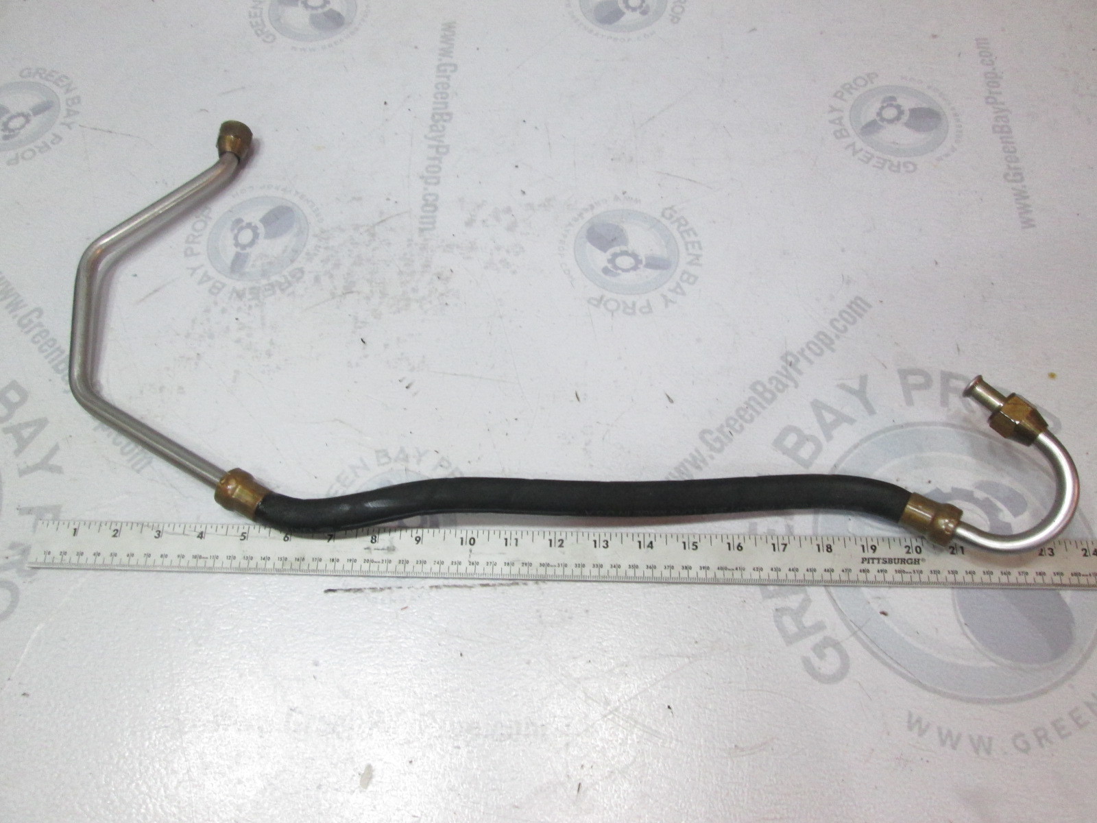 32860208 Remote Oil Filter Hose for Mercruiser V8 Stern Drive Green