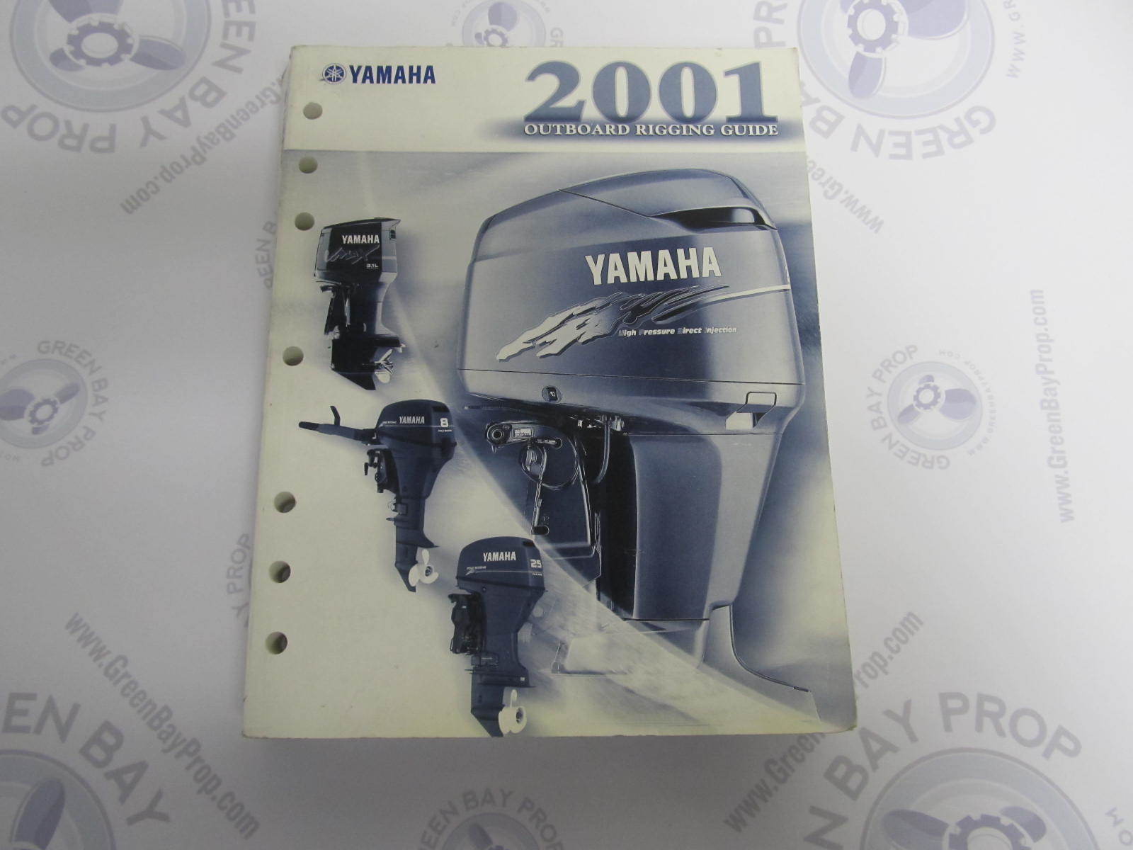 LIT188650001 2001 Yamaha Outboard Rigging Guide Manual Green Bay Propeller & Marine LLC