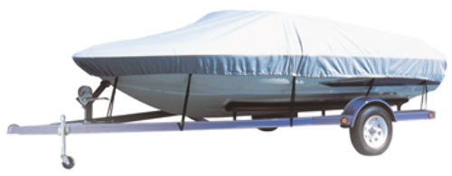 CARVER FLEX-FIT BOAT COVER-V or Tri-Hull Boats I/O or O/B 17-19', 96" Max. Beam