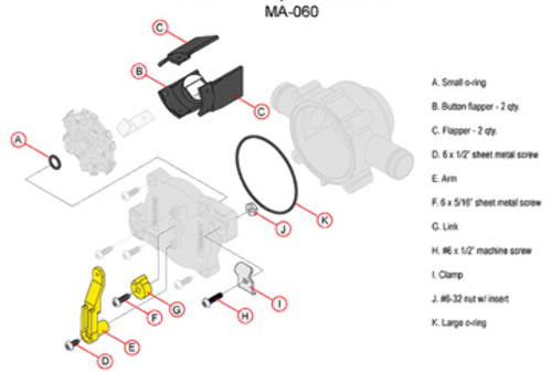 FLOW-RITE Valve repair Kit MPA-060