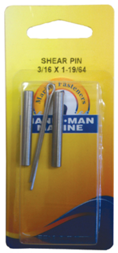 HANDI-MAN STAINLESS STEEL SHEAR PINS, MINI-BLISTER PACK-SP03, 5/16 x 1-7/8