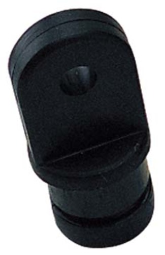 TOP FITTINGS, NYLON, 7/8"-Black Top Insert; Tube O.D. 7/8"; Pin Size 1/4"