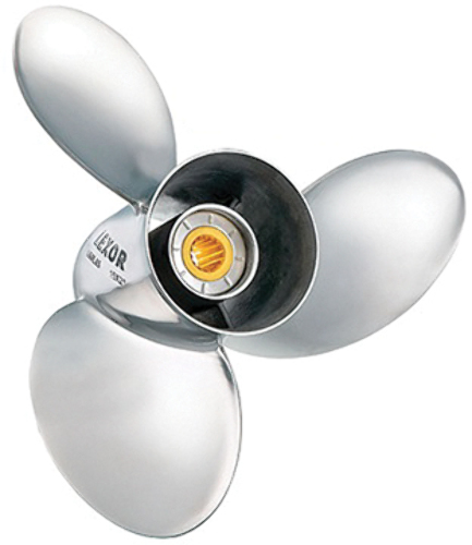 LEXOR (E) Stainless 15.8 X 15 Left Hand Propeller for Yamaha 150-300 HP