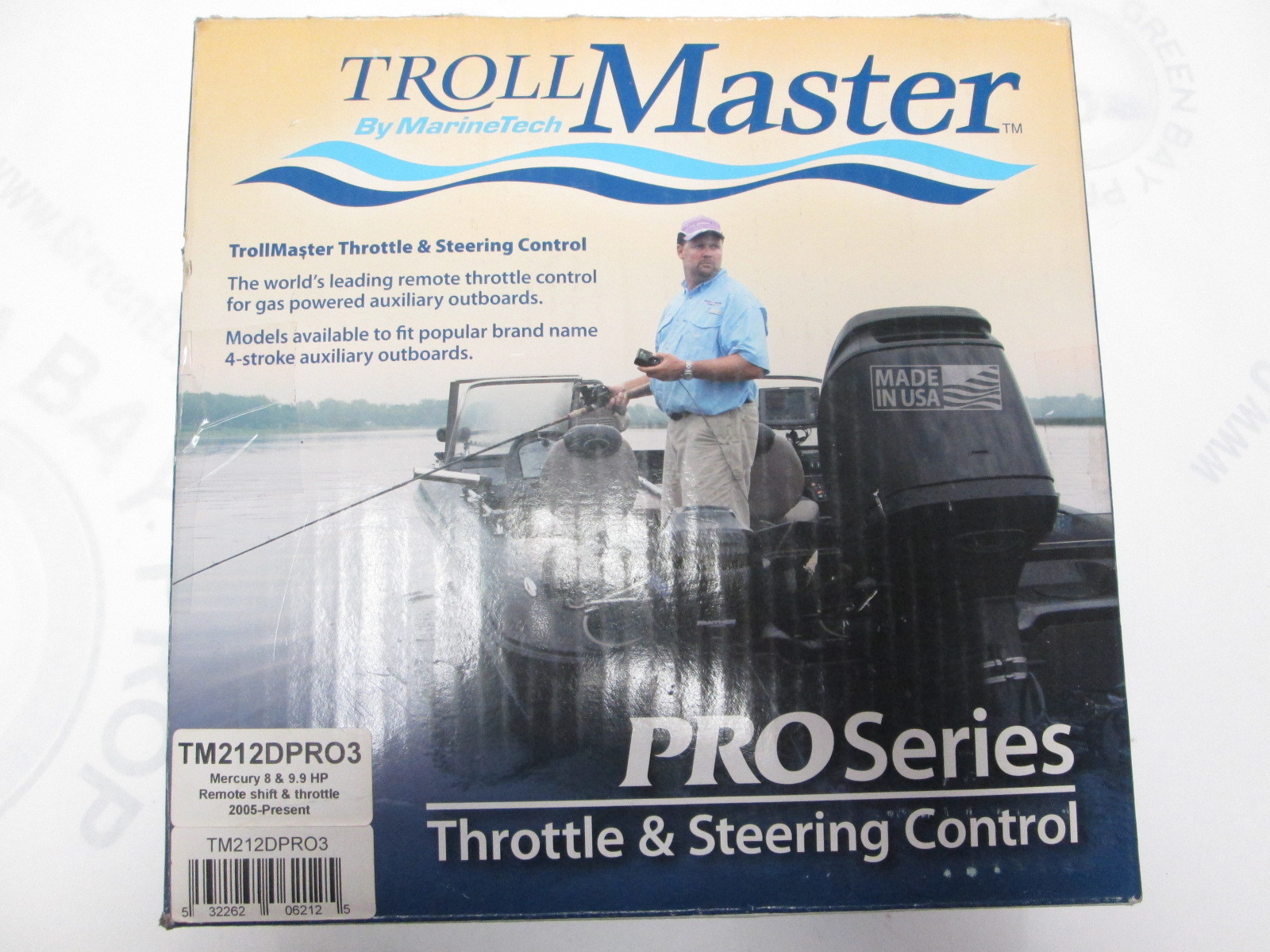 TM212DPRO3 Troll Master Throttle & Steering Control for Mercury 8 & 9.9
