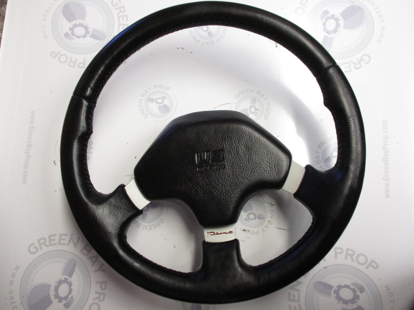 Bayliner Capri U.S. Marine Dino Boat Steering Wheel 13.5" Green Bay