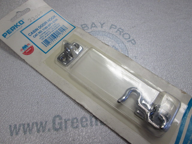 Perko Boat Cabin Door Hook Chrome 1 3/4 in