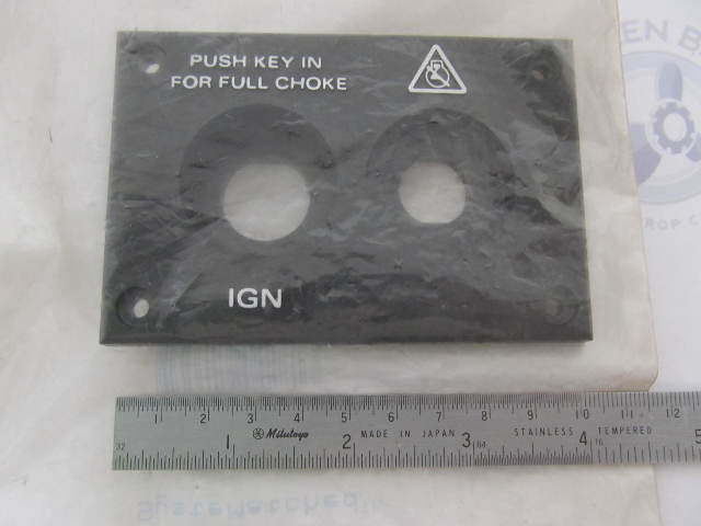 0125313 125313 BRP OMC Evinrude Johnson Ign/Choke Switch Bezel NLA