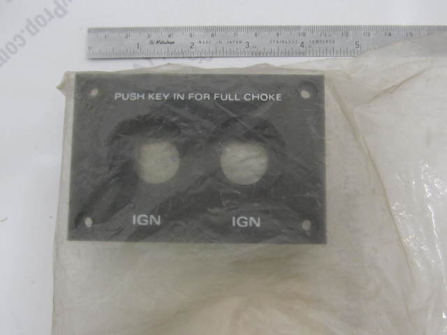 0174646 174646 OMC Evinrude Johnson Dual Ignition Switch Bezel
