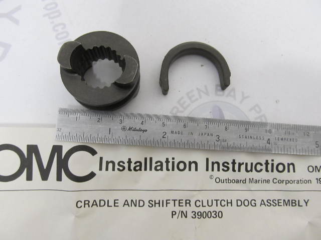 390030 0390030 OMC Evinrude Johnson 9.9-25 HP Cradle & Shifter Clutch Dog NLA