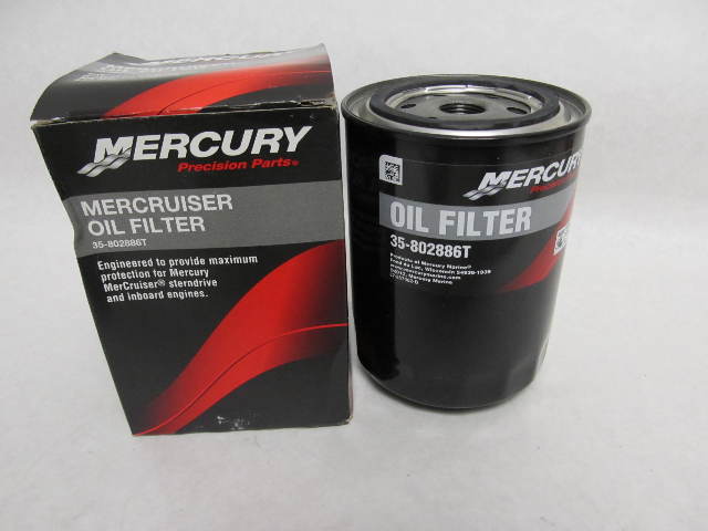 35-802886T Mercury Oil Filter for Mercruiser Ford V-8 Stern Drives 35-8M0116379