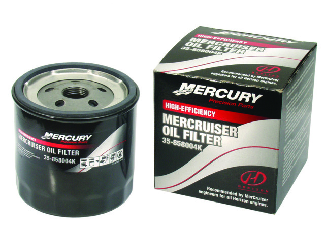 35-858004K New Mercury Mercruiser Stern Drive High Efficiency Oil Filter