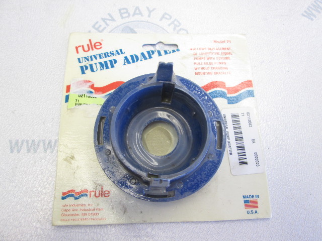 Rule Universal Boat Bilge Pump Adapter Model 71