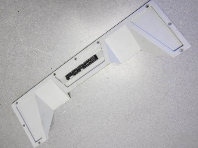 F695990 Force L-Drive 85-125Hp White Transom Shield
