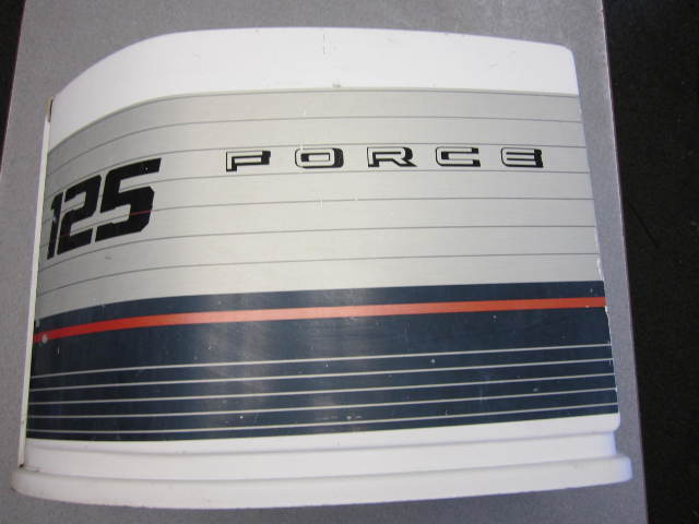 FA552944 Force Outboard 125 HP Cowling Top Cover Hood White