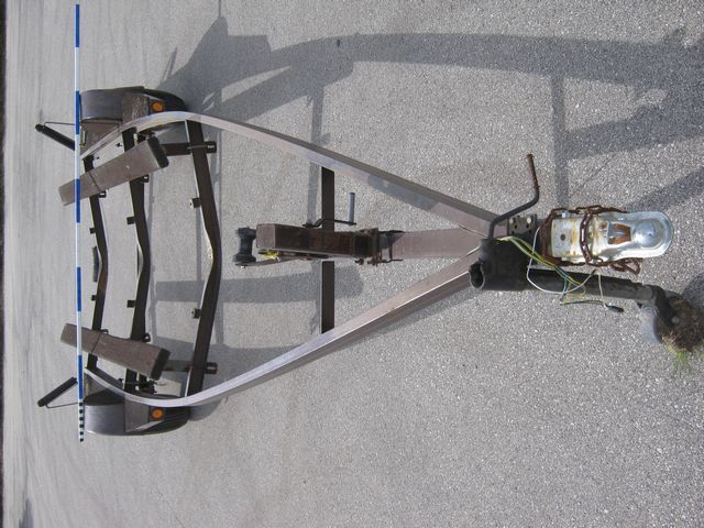 16 17 18 Ft Used Eagle Boat Trailer With Drive On Bunks