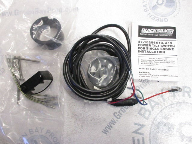 87-18286A18 Quicksilver 10' Trim Switch Kit fits Mercury Mariner Outboard