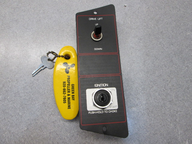 1987 Bayliner Capri Dash Ignition Key Switch Panel