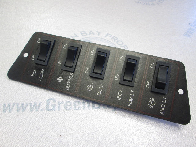 1987-89 Bayliner Capri Boat Dash Panel Switches