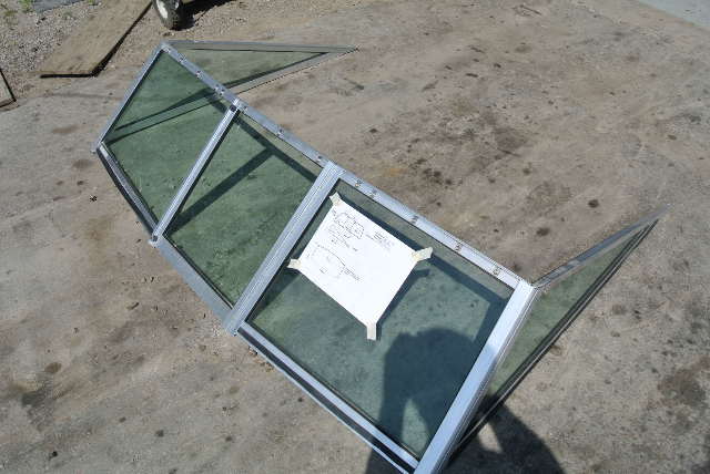 1989 Baretta Success 185 Boat Windshield Walk Through 51 x 67